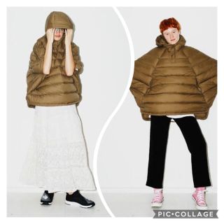 ザ・ノースフェイス????ピローチョ フード付きダウンポンチョ コート