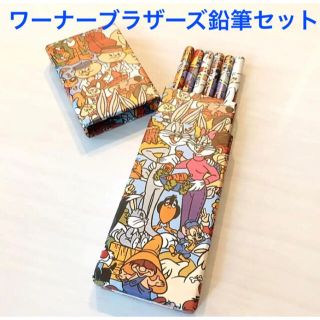 【未使用】ワーナーブラザーズ キャラクター 鉛筆6本セット　バックスバニー(鉛筆)