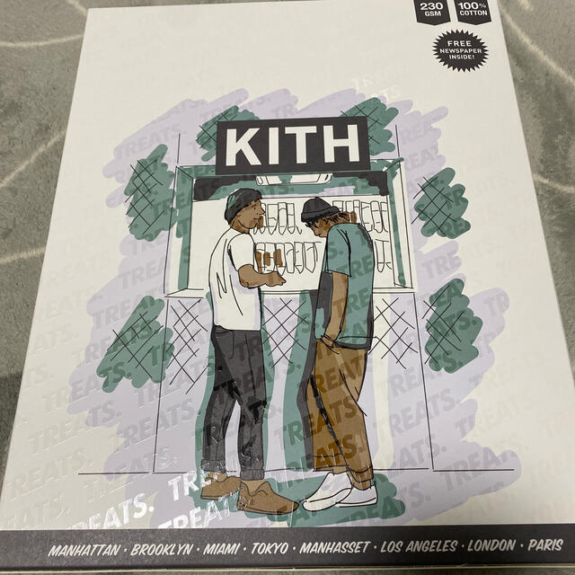 kith treats限定　ロンTシャツ　ブルーM
