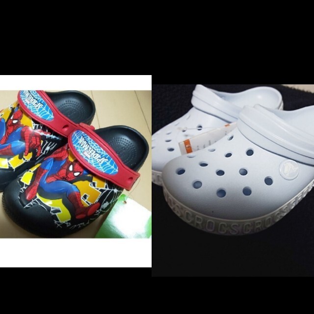 crocs(クロックス)のりっちゅん様  crocs 5点セット キッズ/ベビー/マタニティのキッズ靴/シューズ(15cm~)(サンダル)の商品写真