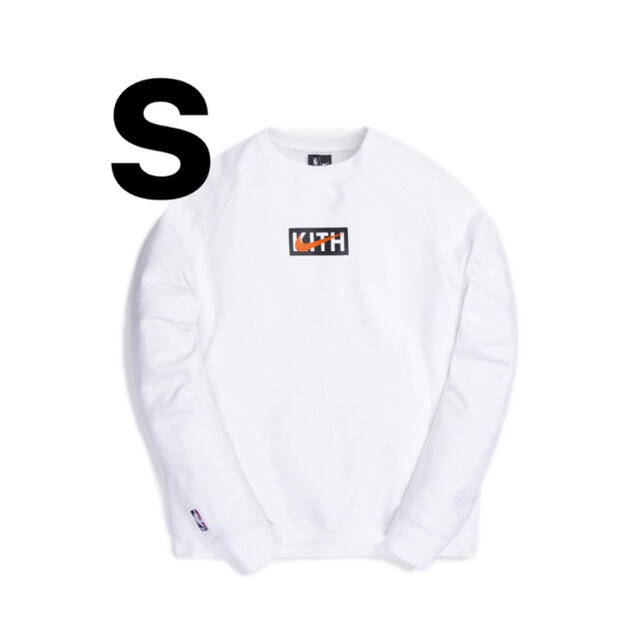 KITH×NIKE CREWNECK 白Sトップス