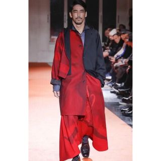 Yohji Yamamoto18aw  赤フラノパンツ