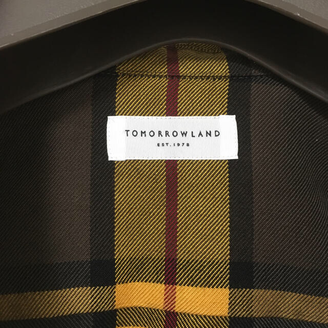 TOMORROWLAND - 【TOMORRW LAND】 黄色チェック柄ジャケットの TOMORROWLAND - 【TOMORRW LAND】 黄色チェック柄ジャケットの