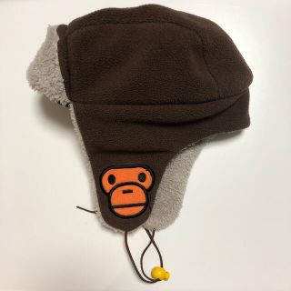 アベイシングエイプ(A BATHING APE)のbape kids 帽子 Milo 冬暖かい エイプ ベイプキッズ(帽子)