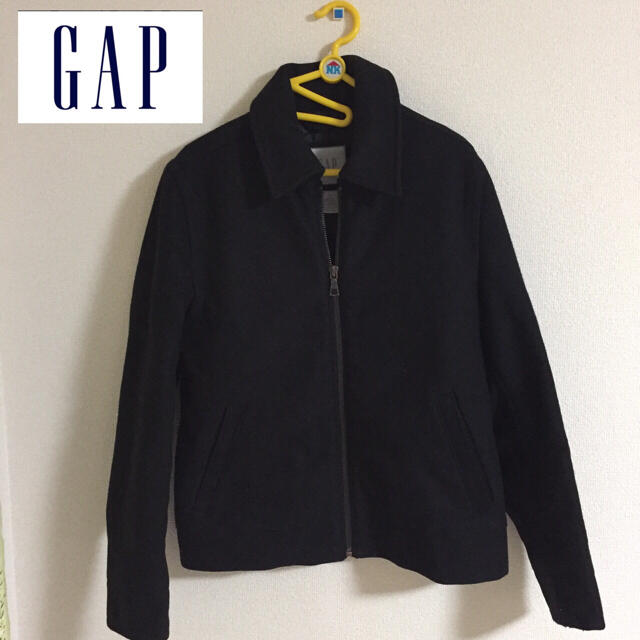 90s 旧ロゴ GAP ウールジップジャケット ブルゾン Ｓサイズ