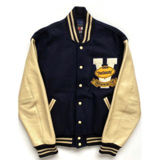 ヴァンヂャケット(VAN Jacket)の美品★VAN JAC アーチロゴ 袖革 スタジャン LL (スタジャン)