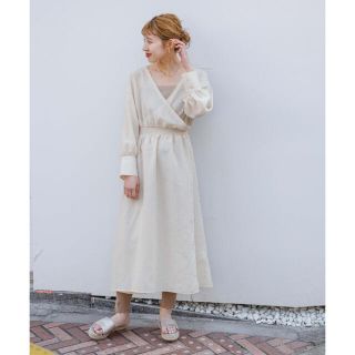 フラワー(flower)のsheer cachecoeur onepiece(ロングワンピース/マキシワンピース)