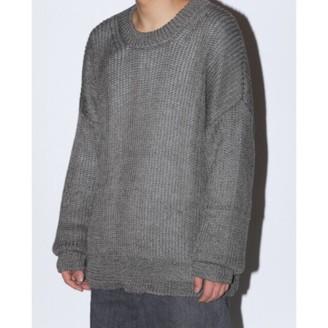 URU / CREW NECK OVER KNIT メンズのトップス(ニット/セーター)の商品写真