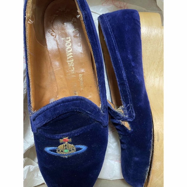 Vivienne Westwood(ヴィヴィアンウエストウッド)の【難あり】vivienne westwood＊別珍＊ロッキンホース レディースの靴/シューズ(ハイヒール/パンプス)の商品写真