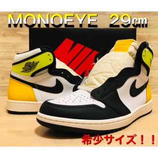 ナイキ エアジョーダン1  OG ボルトゴールド AJ1 27cm