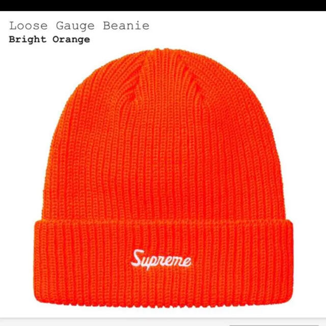 Supreme Loose Gauge Beanie ビーニー　オレンジ