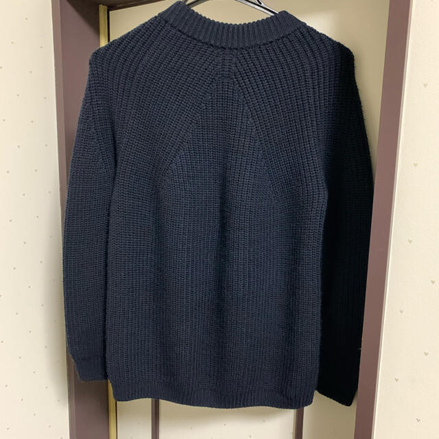 COMOLI(コモリ)のバトナー　batoner signature knit ネイビー　サイズ1 メンズのトップス(ニット/セーター)の商品写真