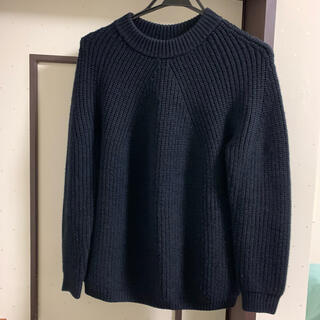 コモリ(COMOLI)のバトナー　batoner signature knit ネイビー　サイズ1(ニット/セーター)