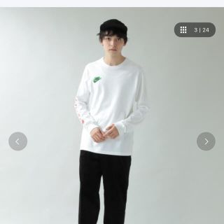 ナイキ(NIKE)のNIKE ロンT 白、黒　Lサイズ　新品(Tシャツ(長袖/七分))