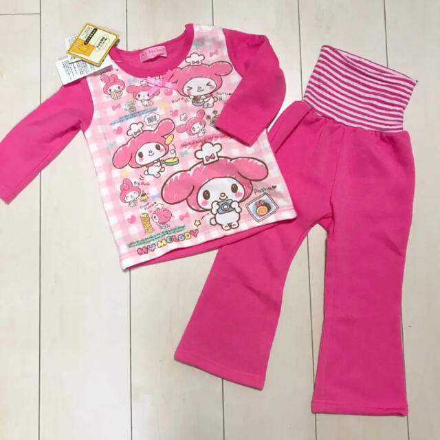 新品!!マイメロ♡パジャマ キッズ/ベビー/マタニティのキッズ服女の子用(90cm~)(パジャマ)の商品写真