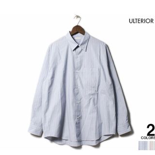 コモリ(COMOLI)の【ULTERIOR】OVERLAID STANDARD STRIPE SHIRT(シャツ)