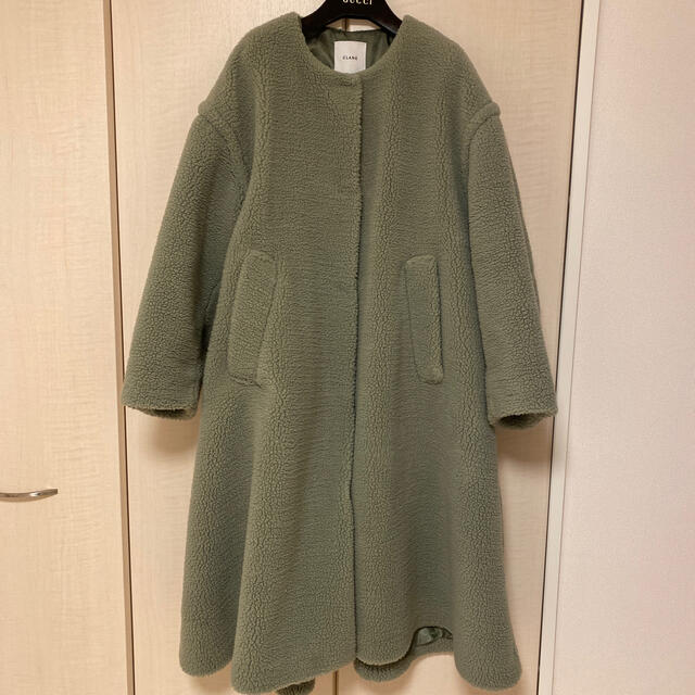 CLANE FLARE FUR COAT レディースのジャケット/アウター(ロングコート)の商品写真