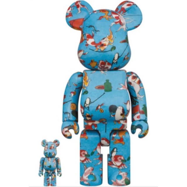 MEDICOM TOY(メディコムトイ)の新品 BE@RBRICK 歌川国芳「金魚づくし」 100% ＆ 400% エンタメ/ホビーのフィギュア(その他)の商品写真