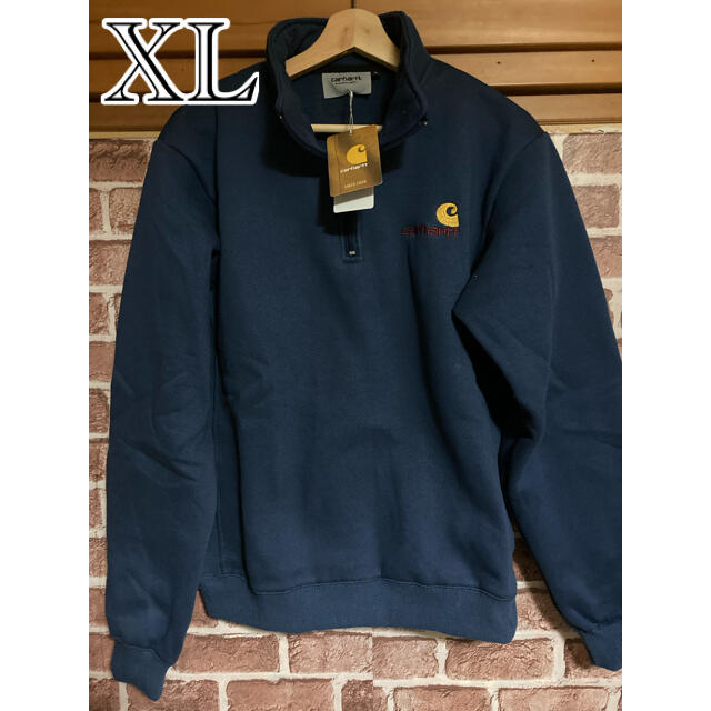 carhartt - 新品 Carhartt カーハート ハーフジップ スウェット XLの ...