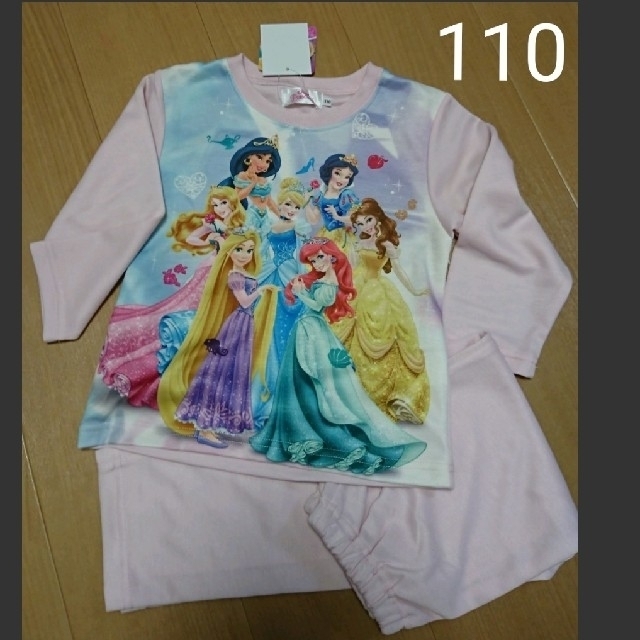 Disney(ディズニー)の女の子 パジャマ プリンセス パジャマ キッズ/ベビー/マタニティのキッズ服女の子用(90cm~)(パジャマ)の商品写真