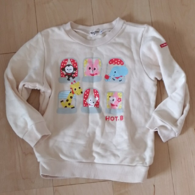 HOT BISCUITS(ホットビスケッツ)のミキハウスホットビトレーナー キッズ/ベビー/マタニティのキッズ服女の子用(90cm~)(Tシャツ/カットソー)の商品写真