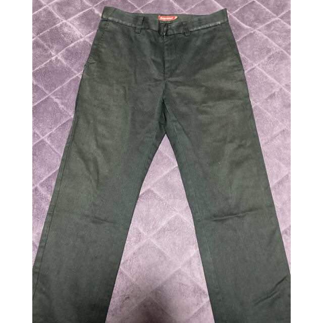 Supreme(シュプリーム)のsupreme work pant 32 ブラック メンズのパンツ(ワークパンツ/カーゴパンツ)の商品写真