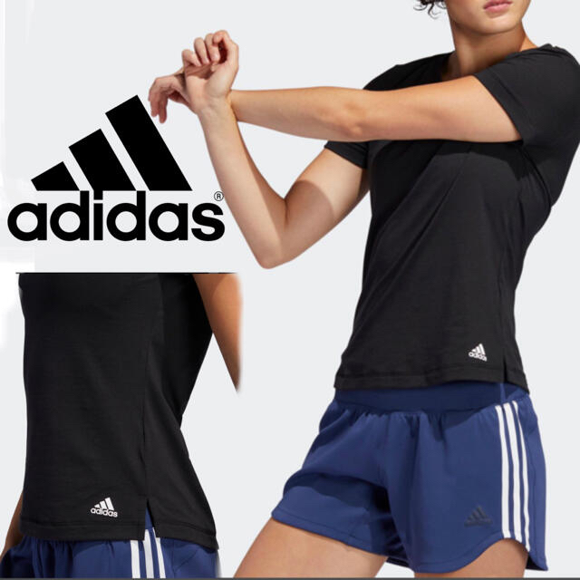 Adidas Adidasスポーツウェアレディースtシャツ スリムフィットの通販 By Amiamiami アディダスならラクマ