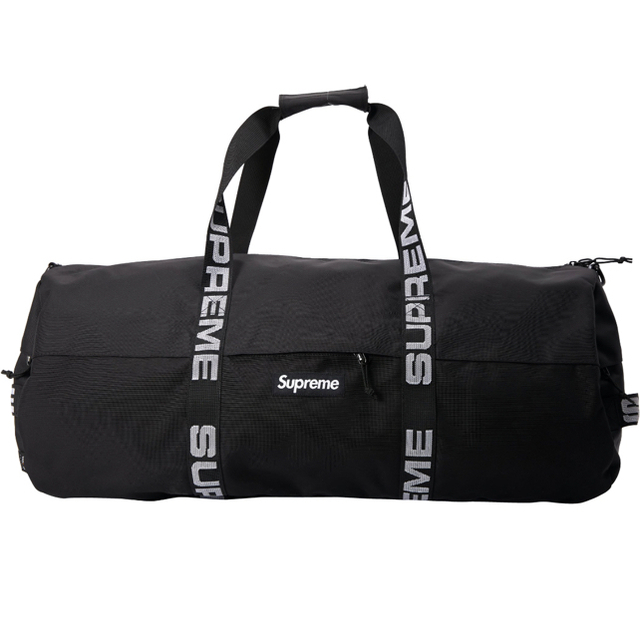 supreme duffle bag 18ss blackボストンバッグ