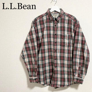 エルエルビーン(L.L.Bean)のLLビーン ネルシャツ 2枚セット メンズ チェックシャツ 赤 緑 白 カナダ製(シャツ)