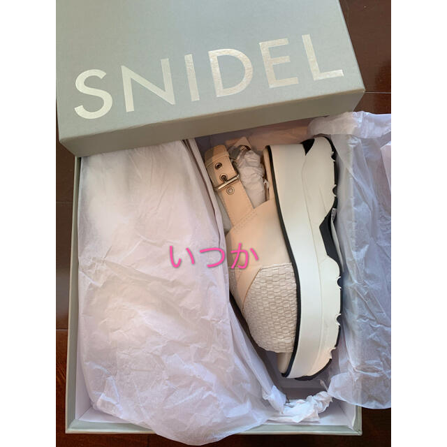 SNIDEL(スナイデル)のsnidel スニーカーソールサンダル レディースの靴/シューズ(サンダル)の商品写真