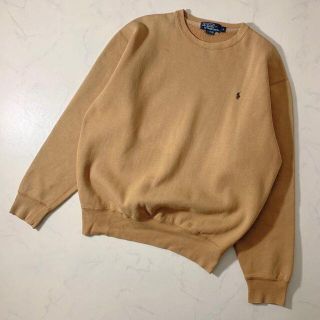 ラルフローレン(Ralph Lauren)のラルフローレン　スウェット　トレーナー　キャメル色　古着　美品(スウェット)