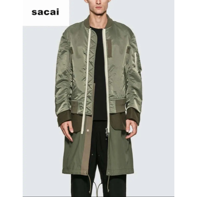 sacai(サカイ)のsacai nylon twill coat 20aw メンズのジャケット/アウター(トレンチコート)の商品写真