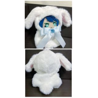 うさちゃんケープ　10cm〜11cm マスコット　着ぐるみ　ハンドメイド(その他)