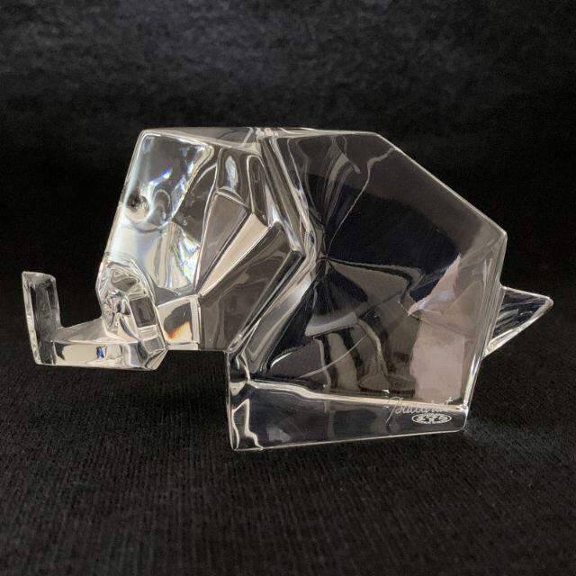 バカラ Baccarat 象の折り紙クリスタル オブジェ エレファント elc.or.jp