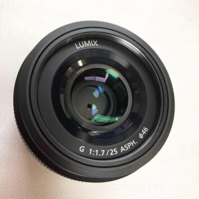 美品！ LUMIX G 25mm/F1.7 ASPH. H-H025 K レンズ