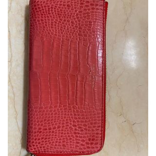 Smythson スマイソン マラ 長財布 オレンジ 検)Celine