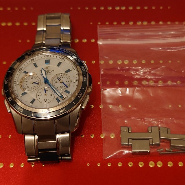CASIO(カシオ)の【最終値下げ】オシアナス　マンタ　OCW-S1200P-7AJF メンズの時計(腕時計(アナログ))の商品写真