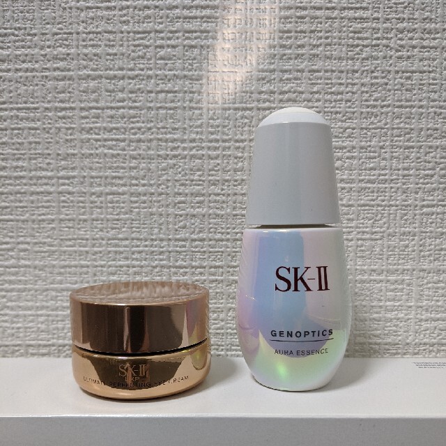 SK-II アイクリーム とオーラエッセンスのセット