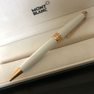 モンブラン(MONTBLANC)の【こう様専用】Mont Blanc ボールペン ホワイト×ゴールド(ペン/マーカー)