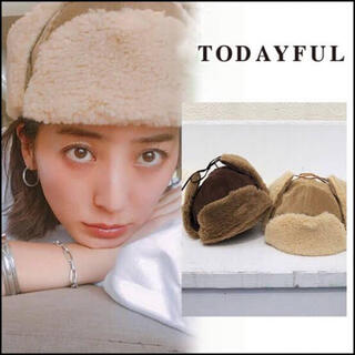 トゥデイフル(TODAYFUL)のTODAYFUL ボアフライトキャップ(キャップ)