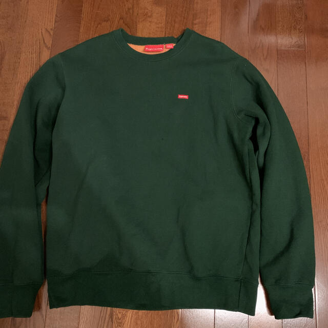 supreme small box logo crewneck 18ss