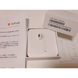 アップル(Apple)のapple airpods 第1世代　左耳(ヘッドフォン/イヤフォン)