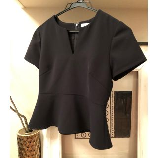 フォクシー(FOXEY)の値下げ！美品・セルフォードのペプラムトップス(シャツ/ブラウス(半袖/袖なし))