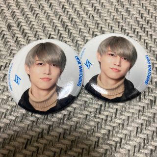 白岩瑠姫 jo1 缶バッジ タワレコ(アイドルグッズ)