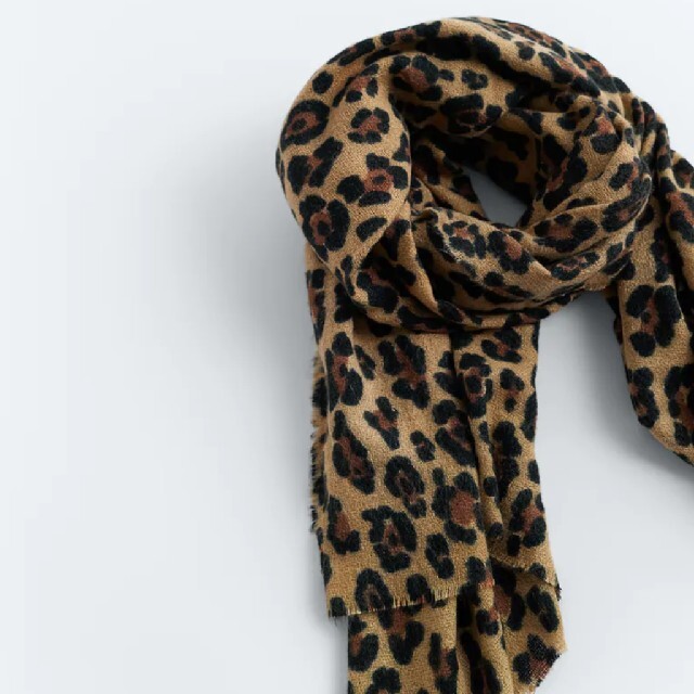 ZARA - 新品 ZARA レオパード ストール マフラー 豹柄の通販 by ZARA - 新品 ZARA レオパード ストール マフラー 豹柄の通販 by