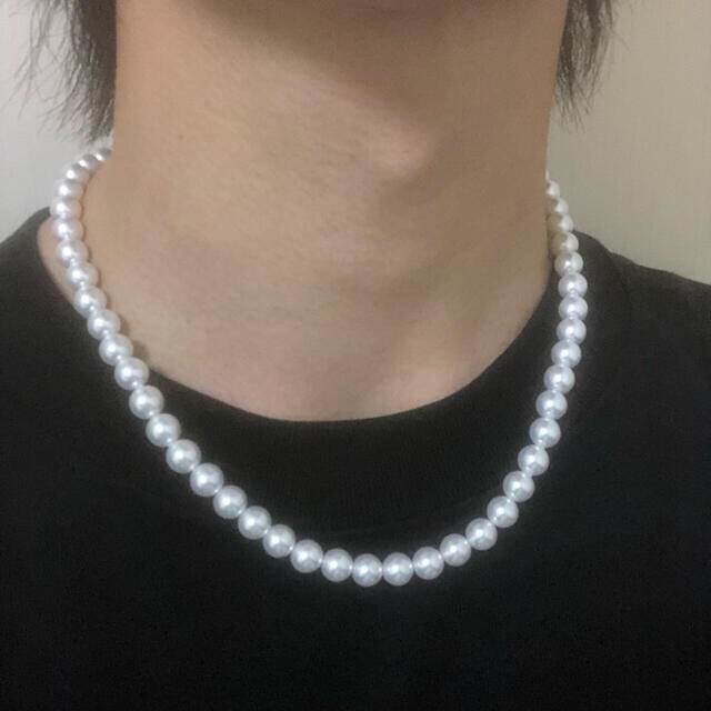 Needles(ニードルス)のパールネックレス　pearl necklace メンズのアクセサリー(ネックレス)の商品写真