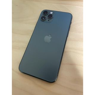 アイフォーン(iPhone)の︎iPhone11Pro ミッドナイトグリーン 256GB SIMフリー 本体(スマートフォン本体)