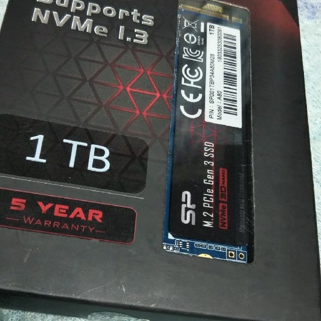 シリコンパワー 1TB SSD