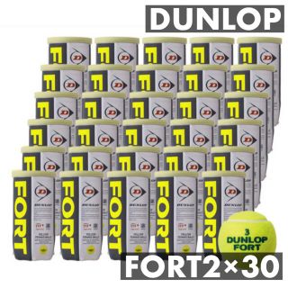 ダンロップ(DUNLOP)の【最終値下げ☆】ダンロップ　FORT テニスボール　2個×30缶(ボール)