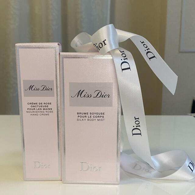 Dior(ディオール)のミスディオール  ボディ ミスト ハンドクリーム セット コスメ/美容のボディケア(ボディローション/ミルク)の商品写真